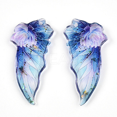 Epoxy Resin Pendants RESI-T057-28A-1
