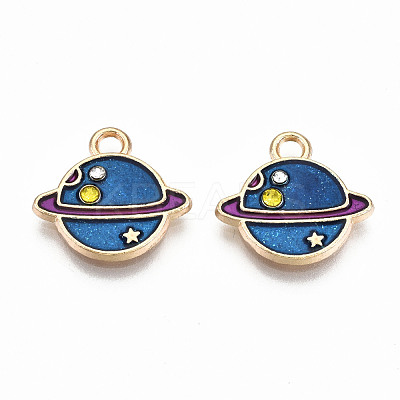 Alloy Enamel Charms ENAM-S126-009-RS-1