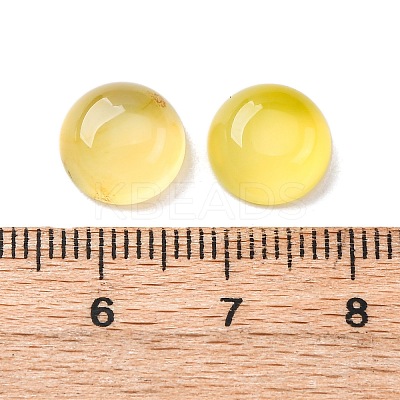 Natural Yellow Agate Cabochons G-K348-07B-04-1