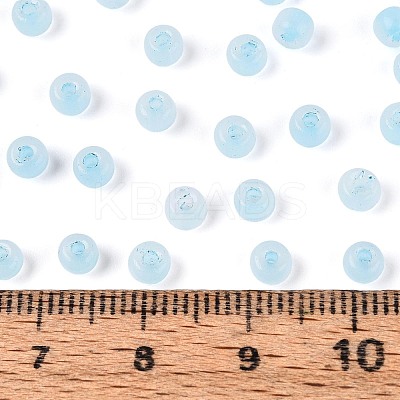 6/0 Transparent Inside Colours Glass Seed Beads SEED-N008-08H-1