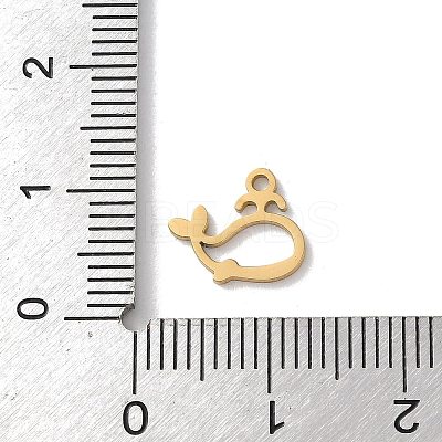 304 Stainless Steel Pendants STAS-L292-01G-1
