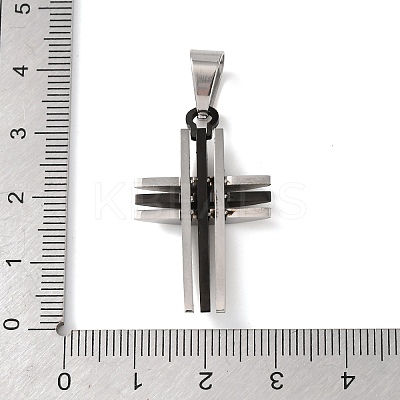 304 Stainless Steel Pendants STAS-H330-17BP-1
