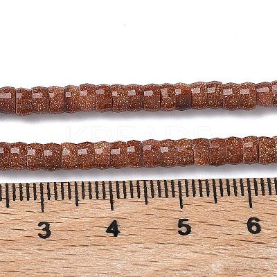 Synthetic Goldstone Heishi Beads Strands G-A299-A03-01-1