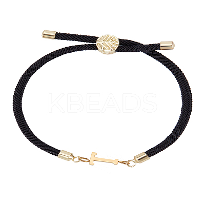 1Pc Adjustable Nylon Cord Slider Bracelets for Women BJEW-LP0001-32T-01-1