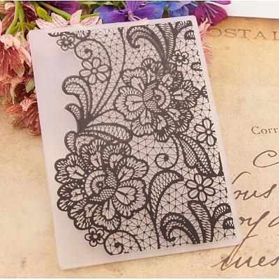 Plastic Fondant Stencil DIY-WH0221-05M-1