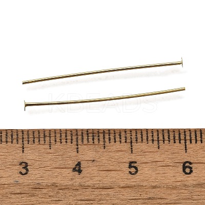Brass Flat Head Pins KK-H502-01E-G-1