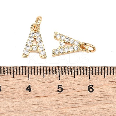 SHEGRACE Brass Micro Pave Clear Cubic Zirconia Pendants XGRQ29583-394G-A-1