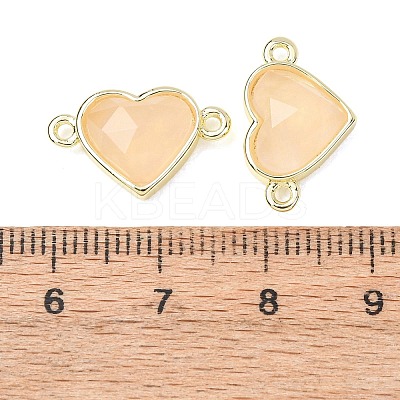 Natural Rose Quartz Links Connectors G-E538-01G-02-1