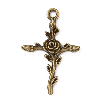 Tibetan Style Alloy Pendants FIND-WH0110-429AB-1