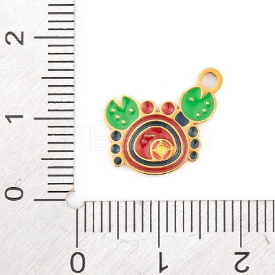 Ion Plating(IP) 304 Stainless Steel Pendants STAS-O007-08E-G-1
