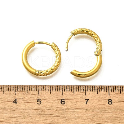 304 Stainless Steel Hoop Earrings for Women EJEW-M068-16B-G-1