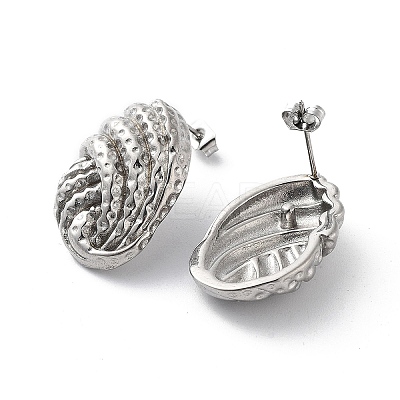 Non-Tarnish 304 Stainless Steel Stud Earrings EJEW-D095-10P-1