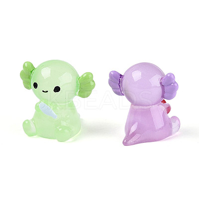 Luminous Resin Triceratops Display Decorations RESI-T026-02M-1