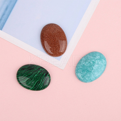 14Pcs 14 Style Mixed Gemstone Cabochons G-FW0001-06-1