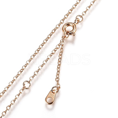 Brass Micro Pave Clear Cubic Zirconia Double Letter Pendant Necklaces NJEW-Z010-23-1
