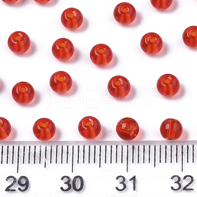 6/0 Transparent Glass Seed Beads SEED-S040-09A-08-1