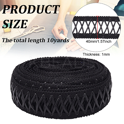 9.5~10 Yards PU Leather Ribbon OCOR-BC0002-09A-1