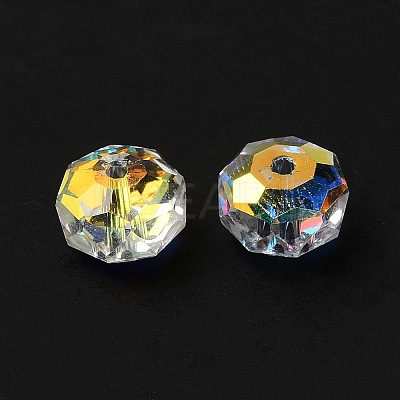 Transparent K9 Glass Beads GLAA-E048-02A-1