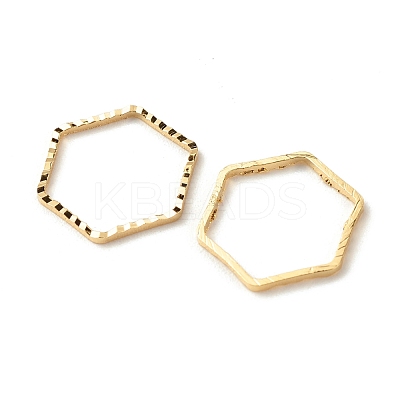 Brass Linking Rings KK-F831-013C-G-RS-1