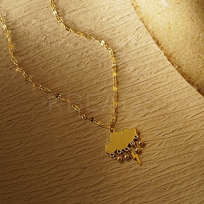 304 Stainless Steel Pendant Necklaces OF5364-1-1