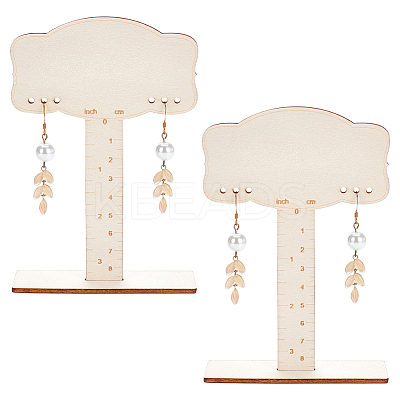 1 Set Wooden Earring Display Stands EDIS-BC0001-03-1