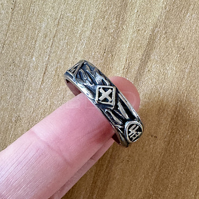304 Stainless Steel Finger Rings for Women FS-WG30DC8-06-1