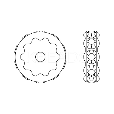 Preciosa® MAXIMA Crystal Multi-Stones Settings X-PRC-MA6-00030-S-1