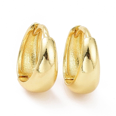 Rack Plating Brass Chunky Hoop Earrings for Women KK-E033-08G-03-1