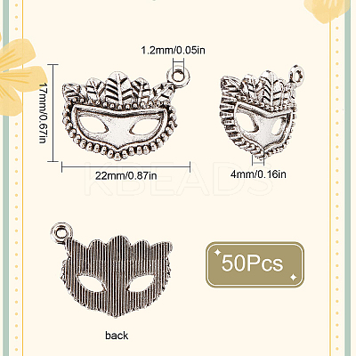 DIY Tibetan Style Alloy Pendants PALLOY-SC0004-13-1