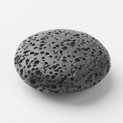 Unwaxed Natural Lava Rock Beads G-F326-18-1