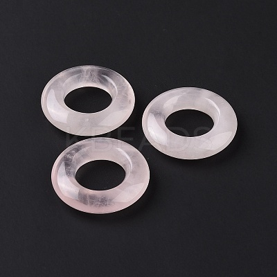 Natural Rose Quartz Pendants G-F728-02D-1
