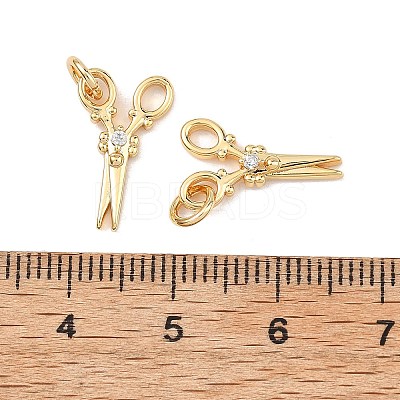 SHEGRACE Brass Micro Pave Clear Cubic Zirconia Pendants XGRQ2C859-403G-1