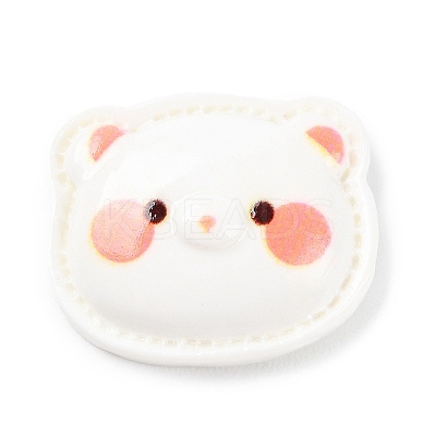 Animal Theme Opaque Resin Cabochons RESI-E046-01D-1