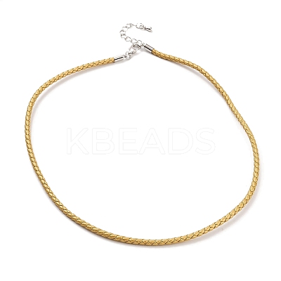 Braided Round Imitation Leather Bracelets Making BJEW-H610-01P-11-1