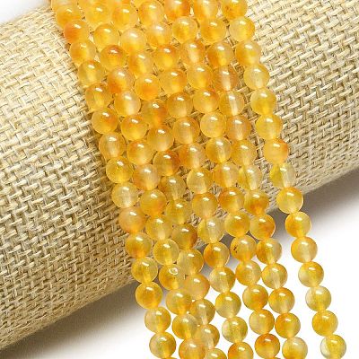 Natural Malaysia Jade Beads Strands G-L645-C01-6mm-27-1