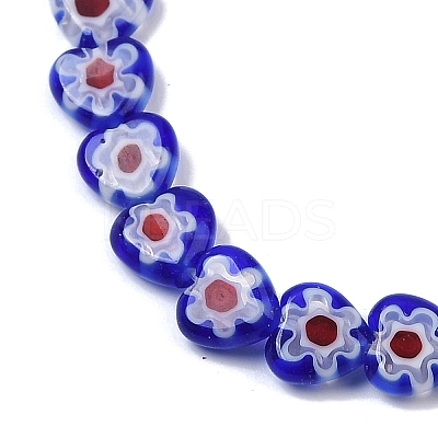 Handmade Millefiori Lampwork Beads Strands LAMP-G166-15A-1