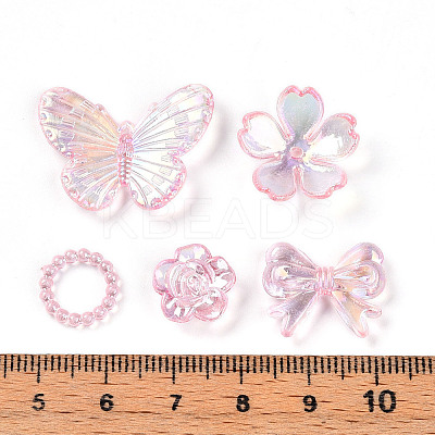 Transparent Acrylic Beads OACR-N137-73C-1