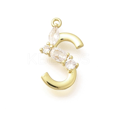 Brass Micro Pave Cubic Zirconia Pendants LS-KK-M310-01G-19-1