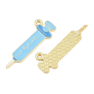 Medical Theme Alloy Enamel Pendants AL-CBA2919-03G-04A-1