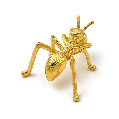 Alloy Ant Sculpture Display Decorations DJEW-XCP0001-18-1