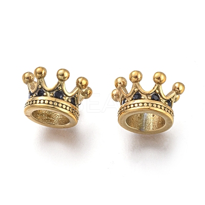 304 Stainless Steel European Beads LS-STAS-F243-34G-1