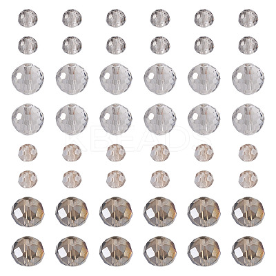120Pcs 4 Styles Electroplate Glass Beads EGLA-TADJ0001-13B-1