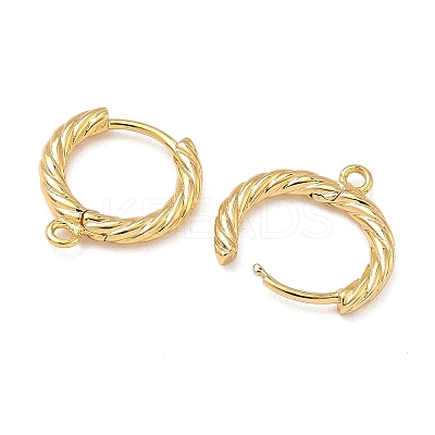 SHEGRACE Brass Hoop Earrings Findings XGR0152G-90G-1