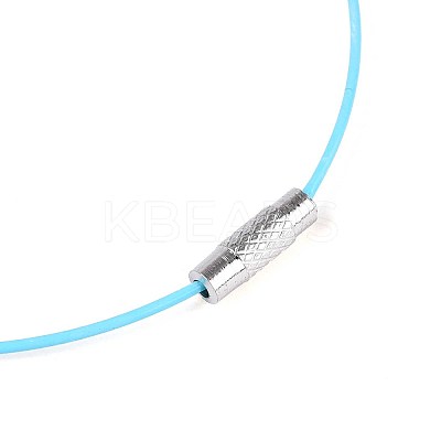 Steel Wire Bracelet Cord DIY Jewelry Making TWIR-R004-14-1