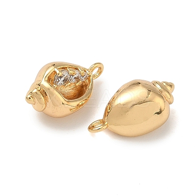 Ocean Style Brass Micro Pave Cubic Zirconia Pendants KK-A280-01B-G-1