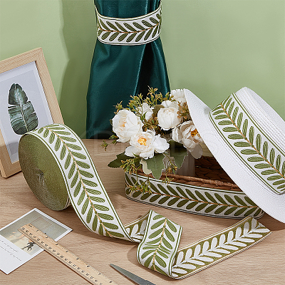 Polyester Ribbons SRIB-WH0011-404A-1