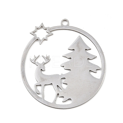Christmas 201 Stainless Steel Pendants LS-STAS-C156-01U-P-1