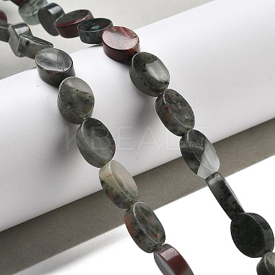 Natural Bloodstone Beads Strands G-P559-B17-01-1
