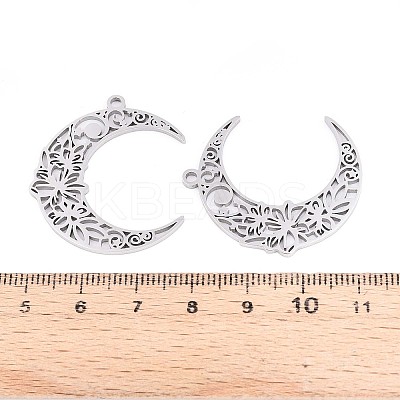 304 Stainless Steel Pendants STAS-N108-34P-1