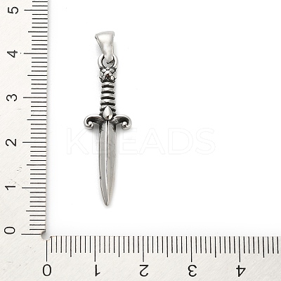 316 Surgical Stainless Steel Pendants STAS-A123-04A-AS-1